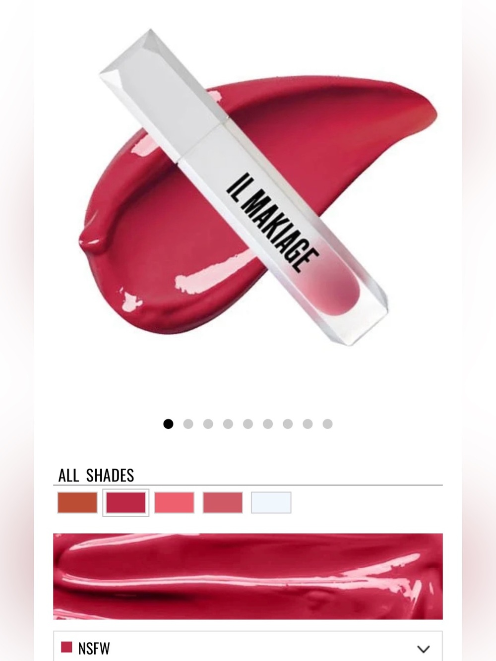 BNIB IL MAKIAGE Uncensored Lip Plumping Gloss
Shade 505 NSFW - box seal removed